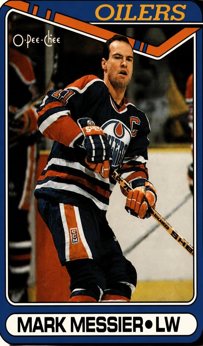 1990 O-Pee-Chee Hockey Mark Messier #130 PSA 9