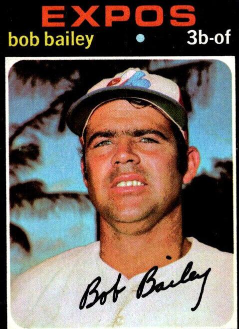 1971 Topps Baseball Bob Bailey #157