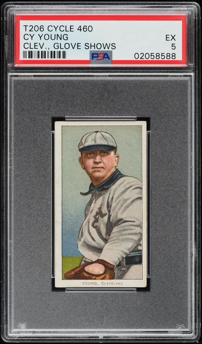 1909-11 T206 Baseball With Glove Cy Young #NNO