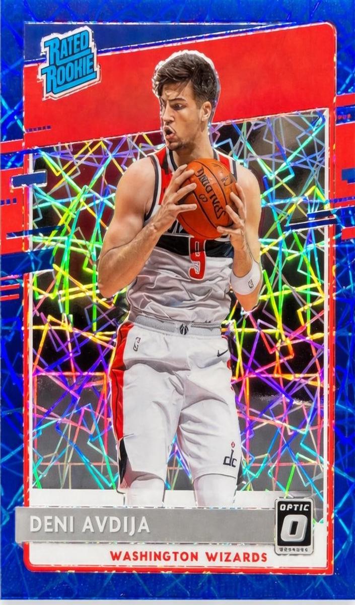 2020 Donruss Optic Basketball Blue Velocity Deni Avdija #159 PSA 10