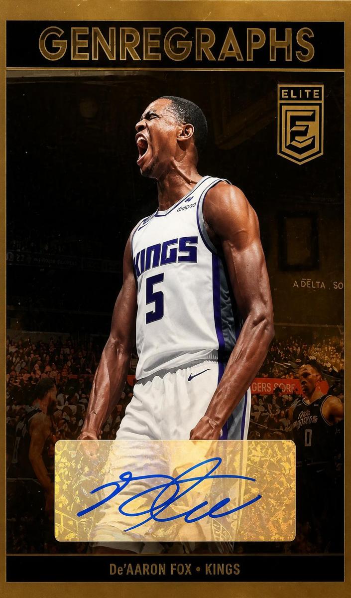 2023 Donruss Elite Basketball De'Aaron Fox #GG-FOX