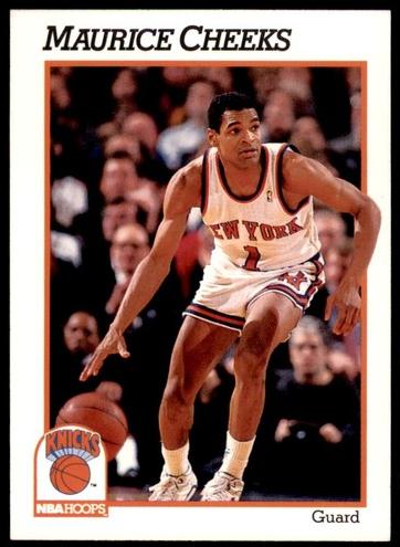 1991 Hoops Basketball Maurice Cheeks #139
