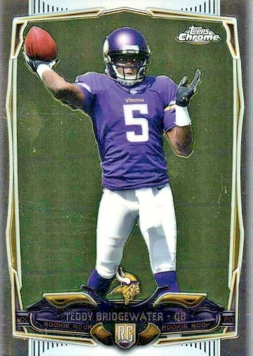 2014 Topps Chrome Football Teddy Bridgewater #173