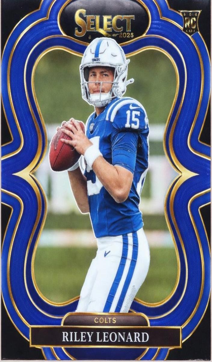2025 Panini Select Football Blue Riley Leonard #333