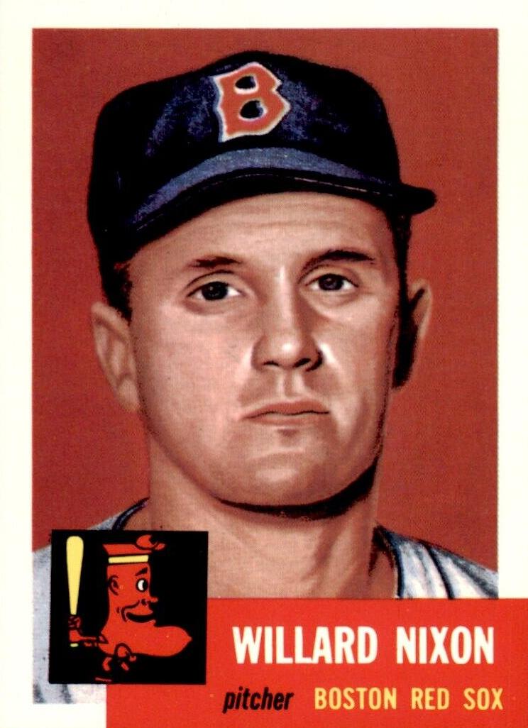 1953 Topps Baseball Willard Nixon #30 PSA 6.5