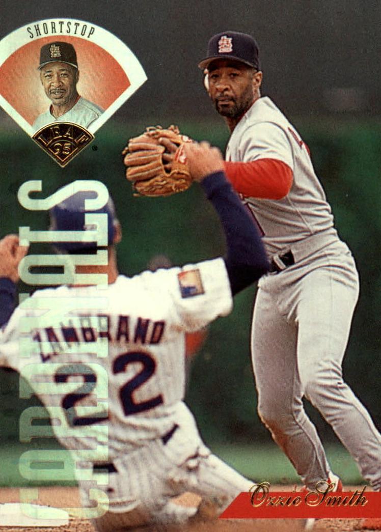 1995 Leaf Baseball Ozzie Smith #212
