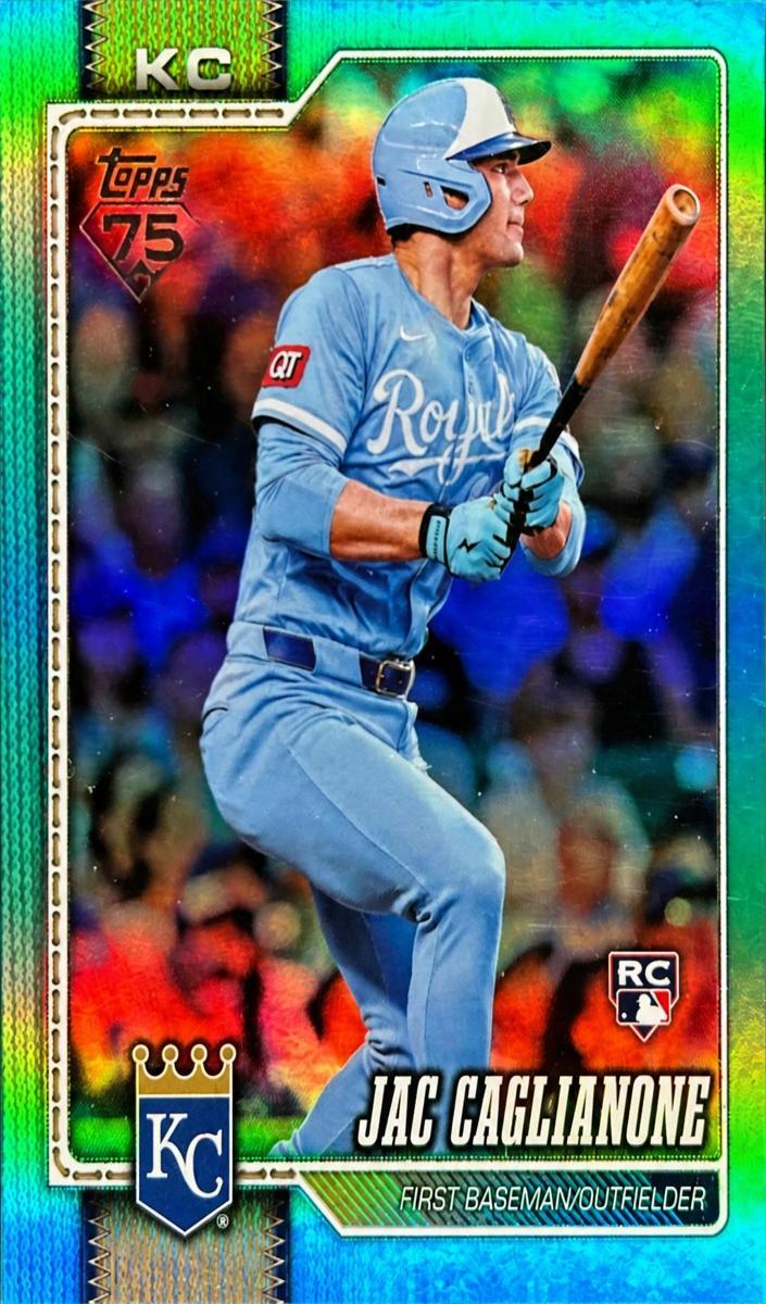 2026 Topps Baseball Aqua Rainbow Foil Jac Caglianone #138 PSA 10