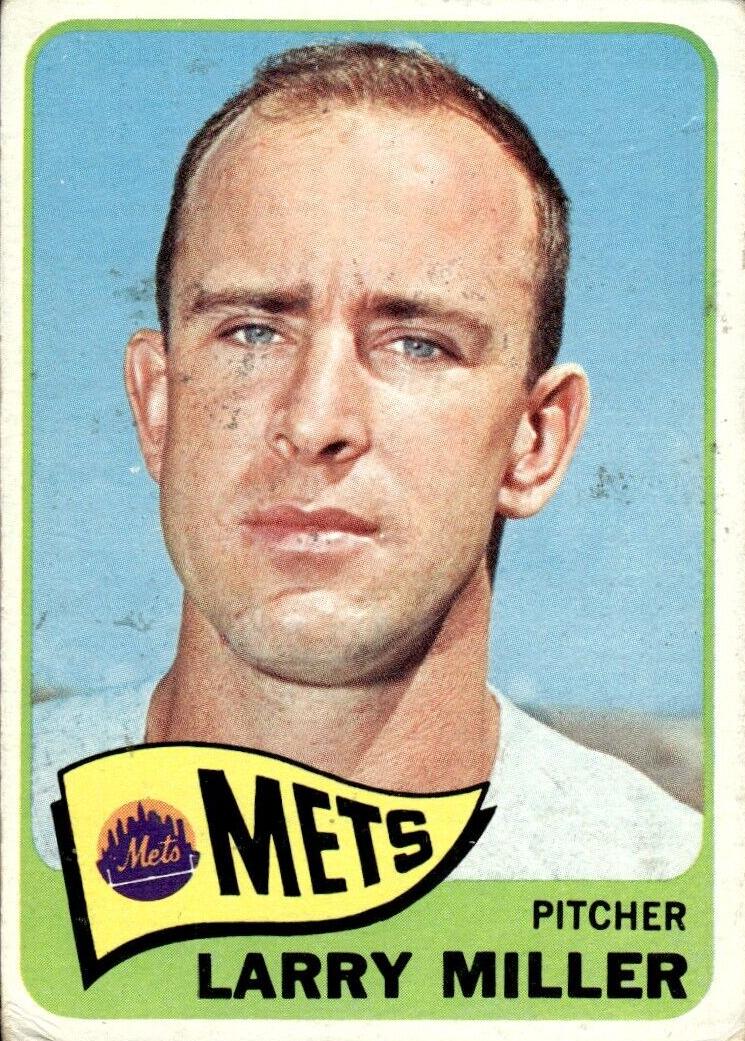 1965 Topps Baseball Larry Miller #349 PSA 8