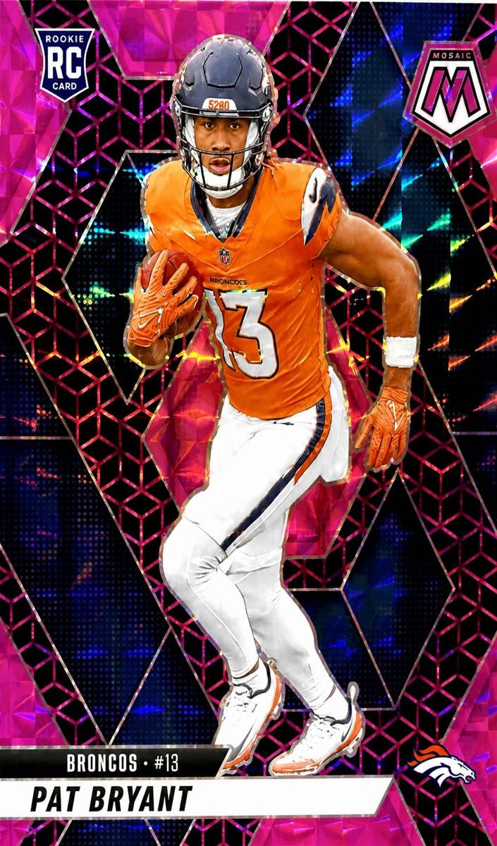 2025 Panini Mosaic Football Pink Spectris Pat Bryant #379