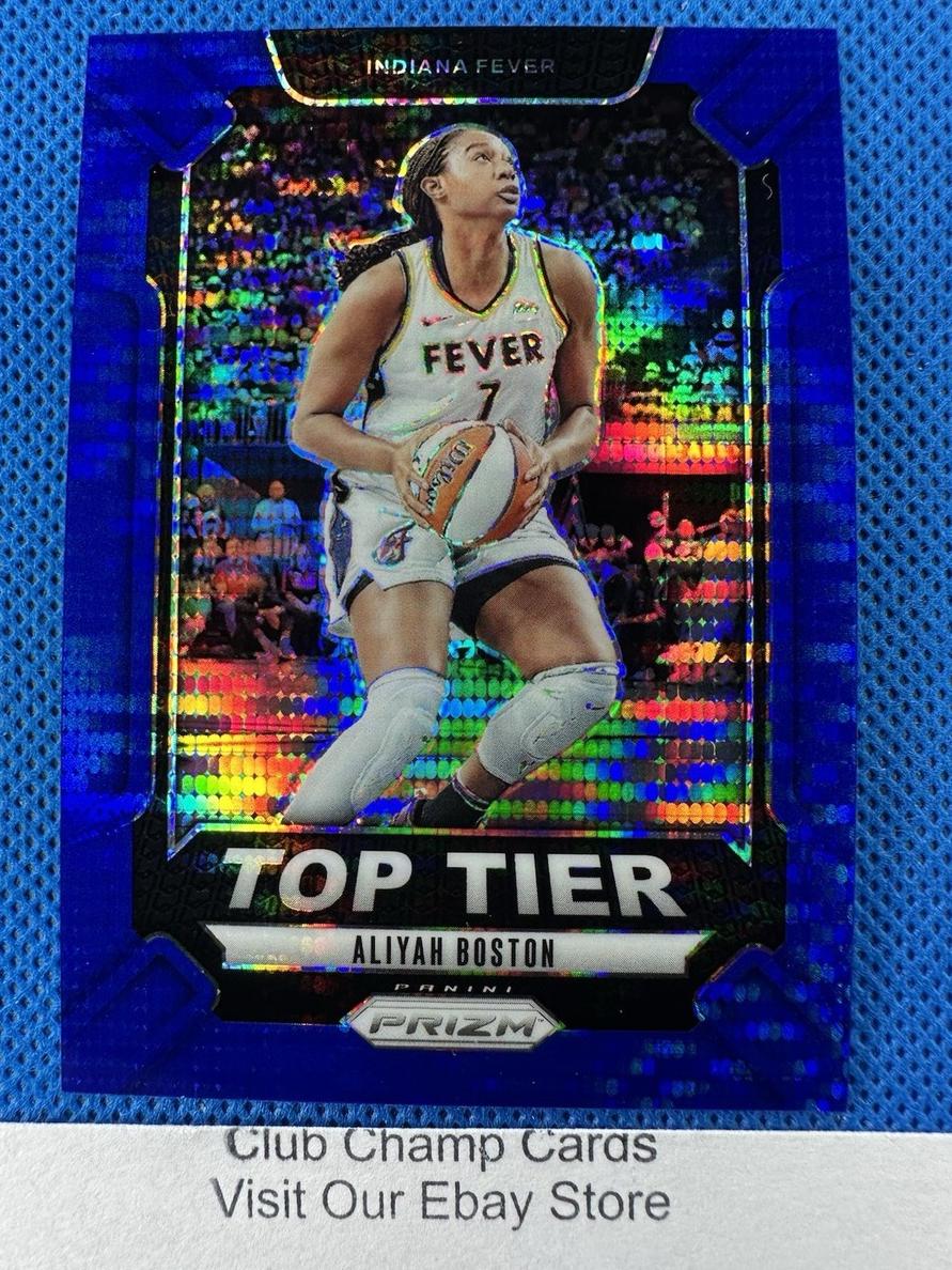 2024 Panini Prizm WNBA Basketball Blue Pulsar Aliyah Boston #15