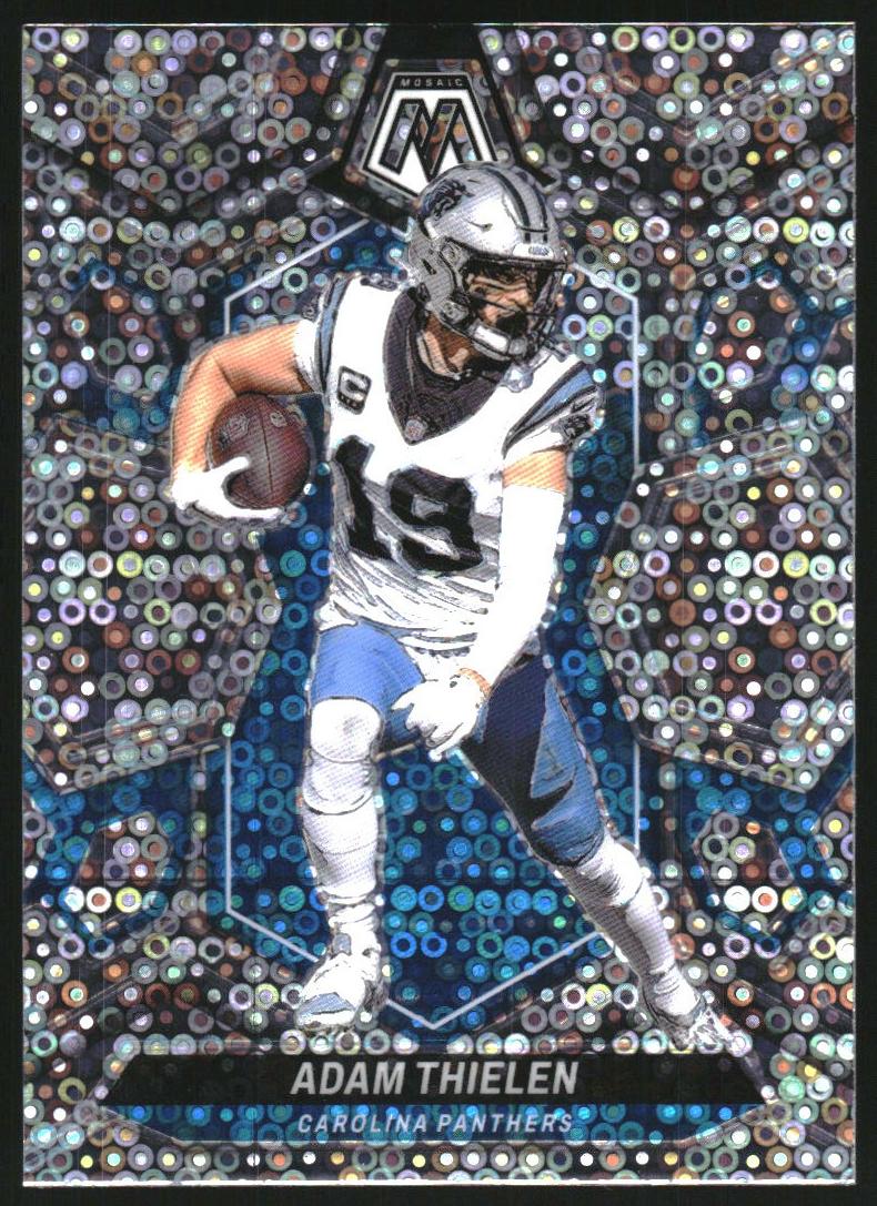 2024 Panini Mosaic Football No Huddle Silver Adam Thielen #31