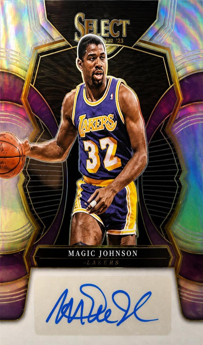 2022 Panini Select Basketball Magic Johnson #S-MGJ SGC 9.5