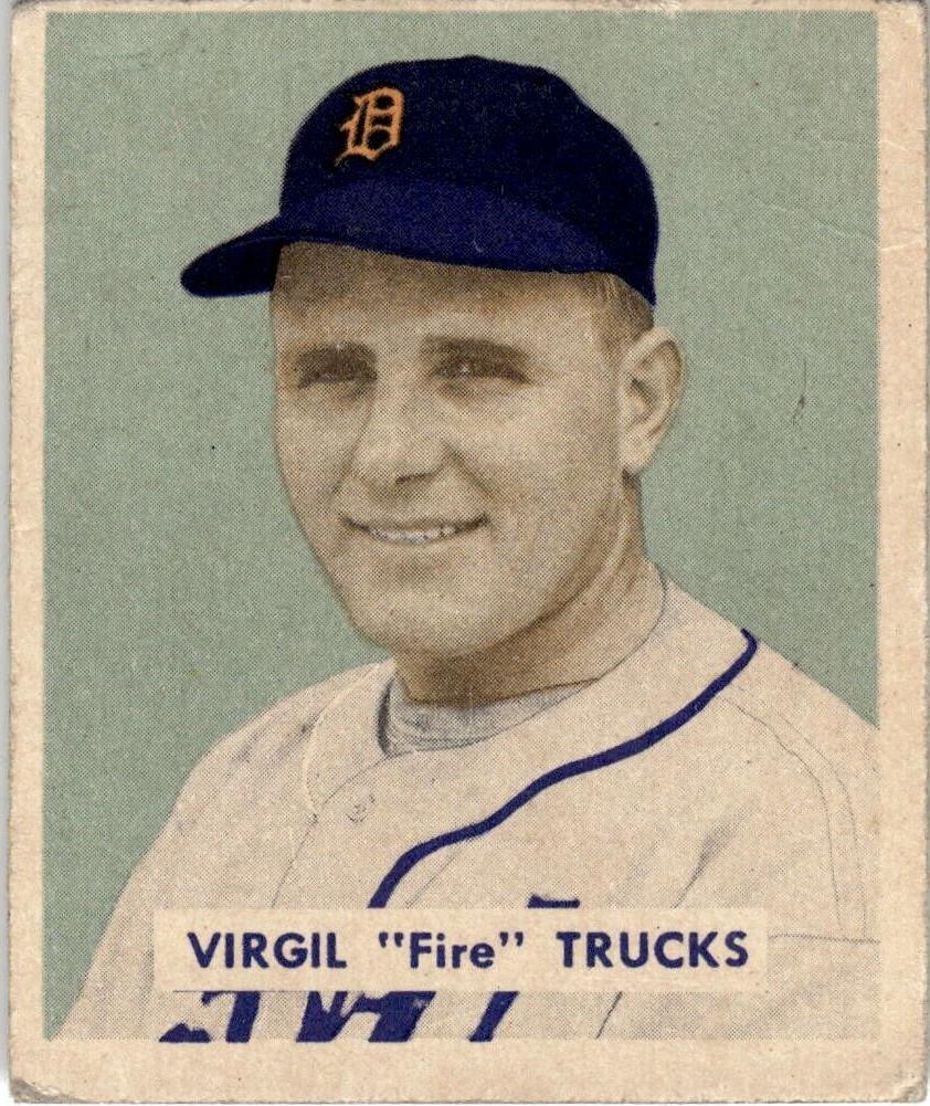 1949 Bowman Baseball Virgil Trucks #219