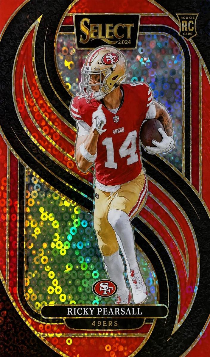 2024 Panini Select Football Red Disco Ricky Pearsall #173
