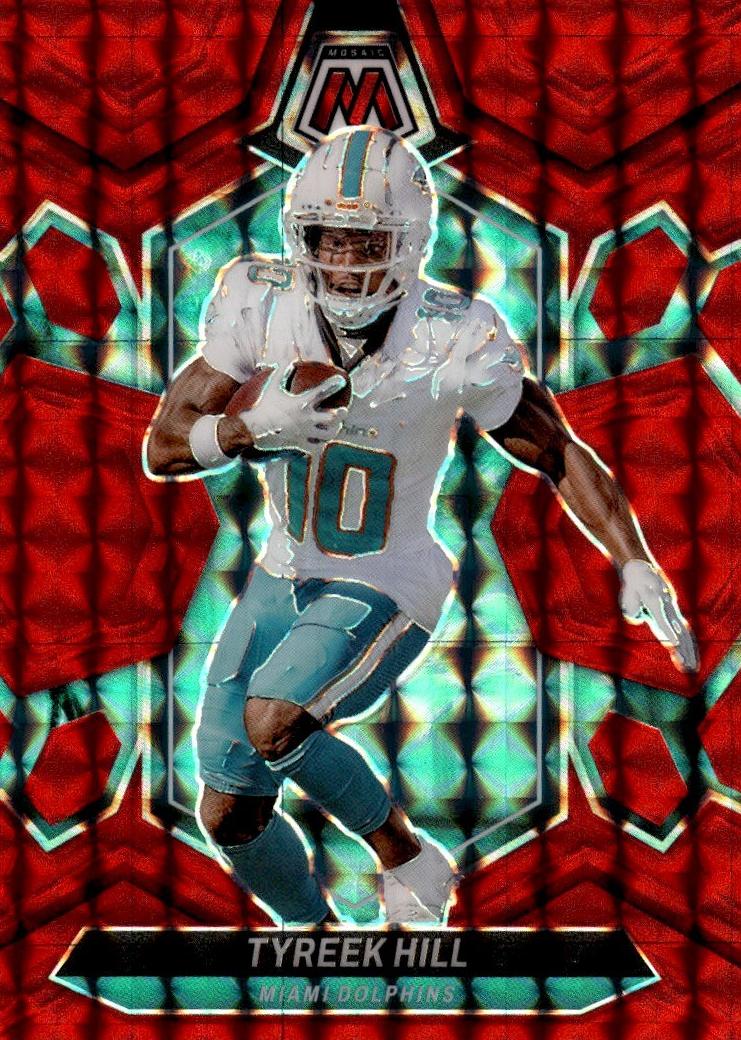 2024 Panini Mosaic Football Red Tyreek Hill #137