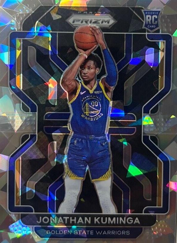 2021 Panini Prizm Basketball Ice Jonathan Kuminga #307 PSA 10