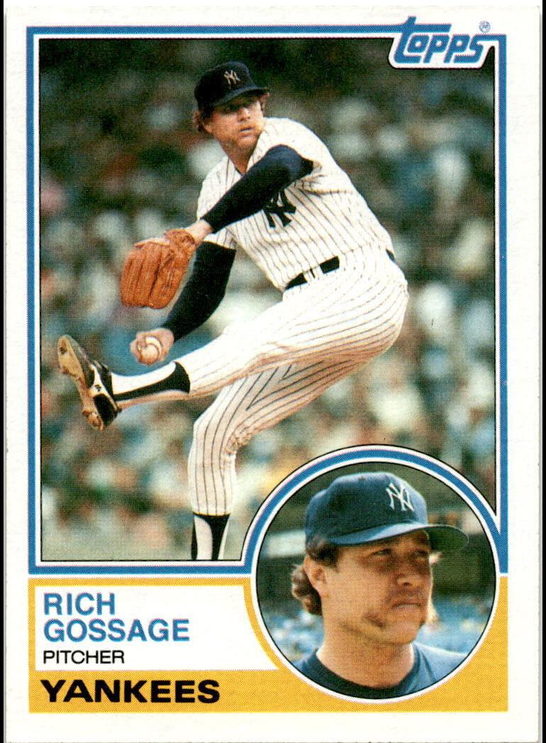 1983 Topps Baseball Rich Gossage #240