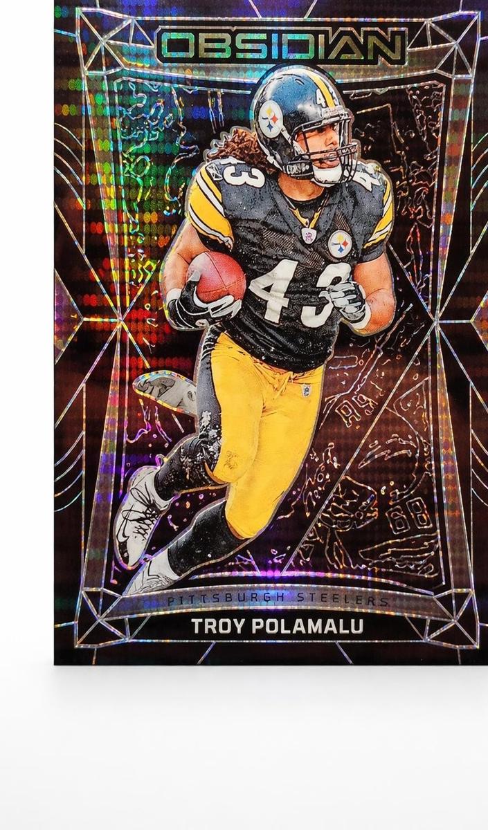2024 Panini Obsidian Football International Troy Polamalu #168 PSA 9
