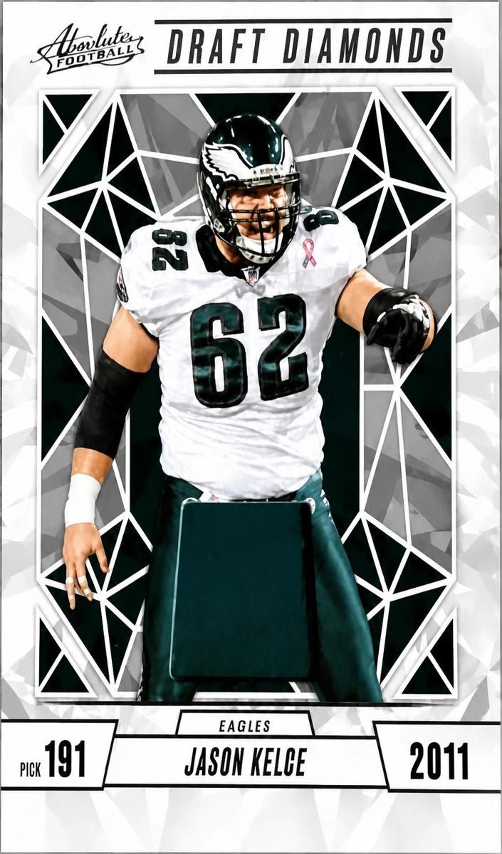 2024 Panini Absolute Football Jason Kelce #DDJ-JKE PSA 5