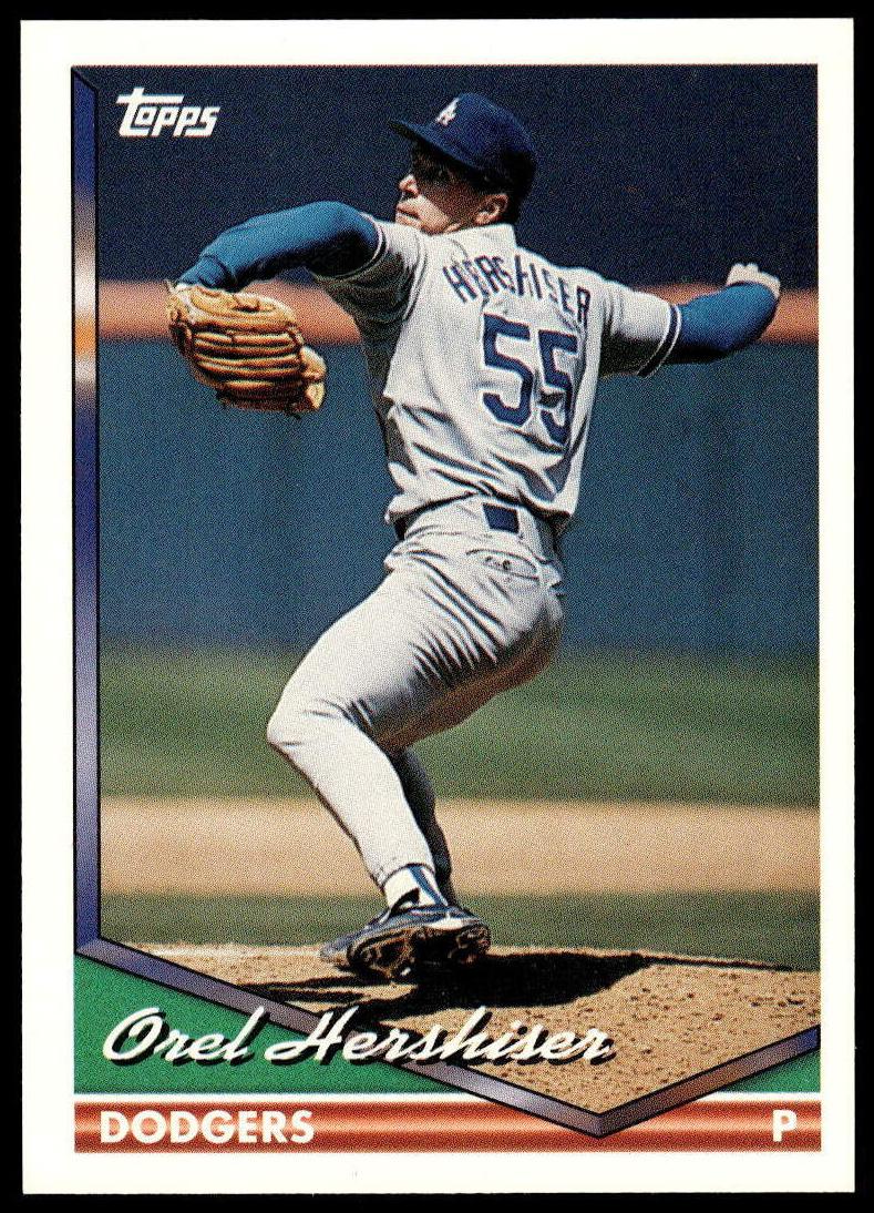 1994 Topps Baseball Orel Hershiser #460 PSA 9