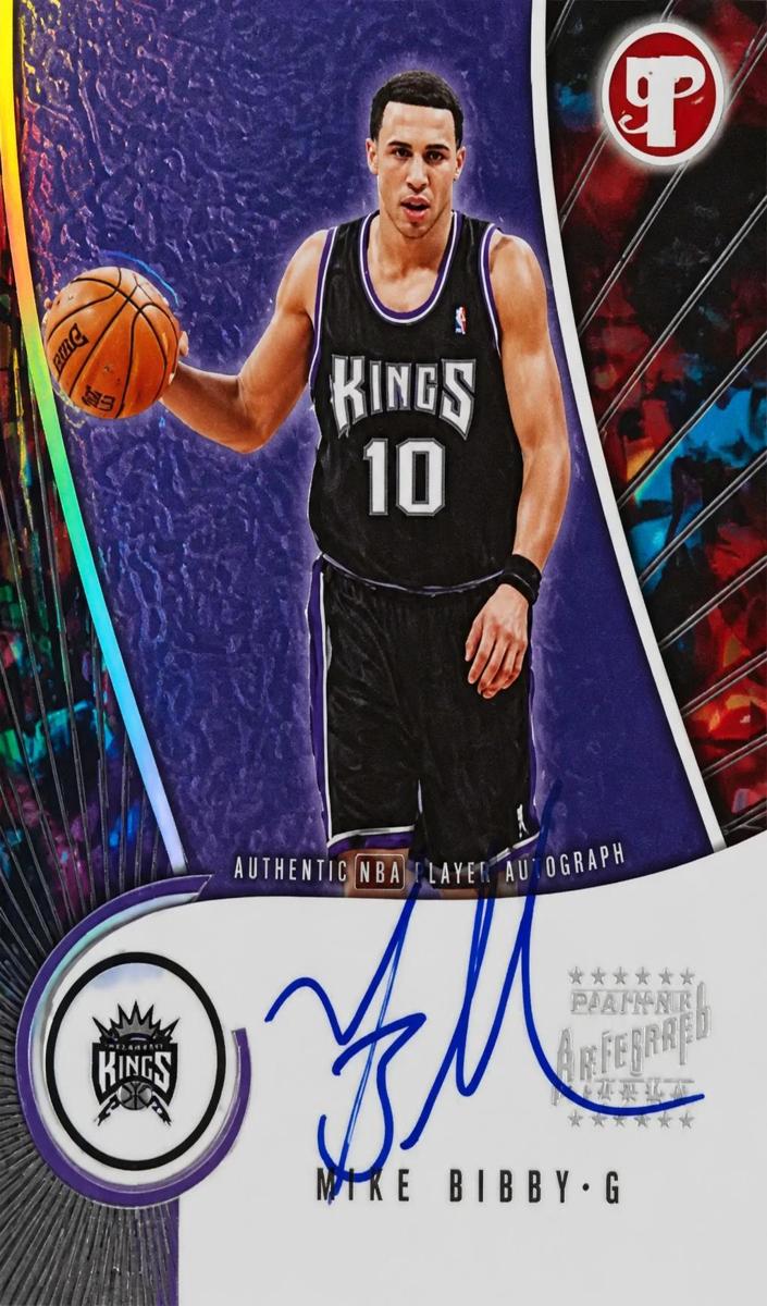 2001 Topps Pristine Basketball Mike Bibby #A-MB