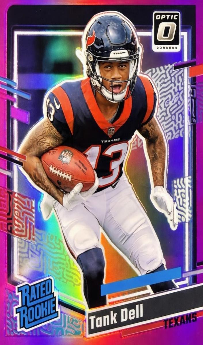 2023 Panini Donruss Football Pink Tank Dell #341 PSA 10