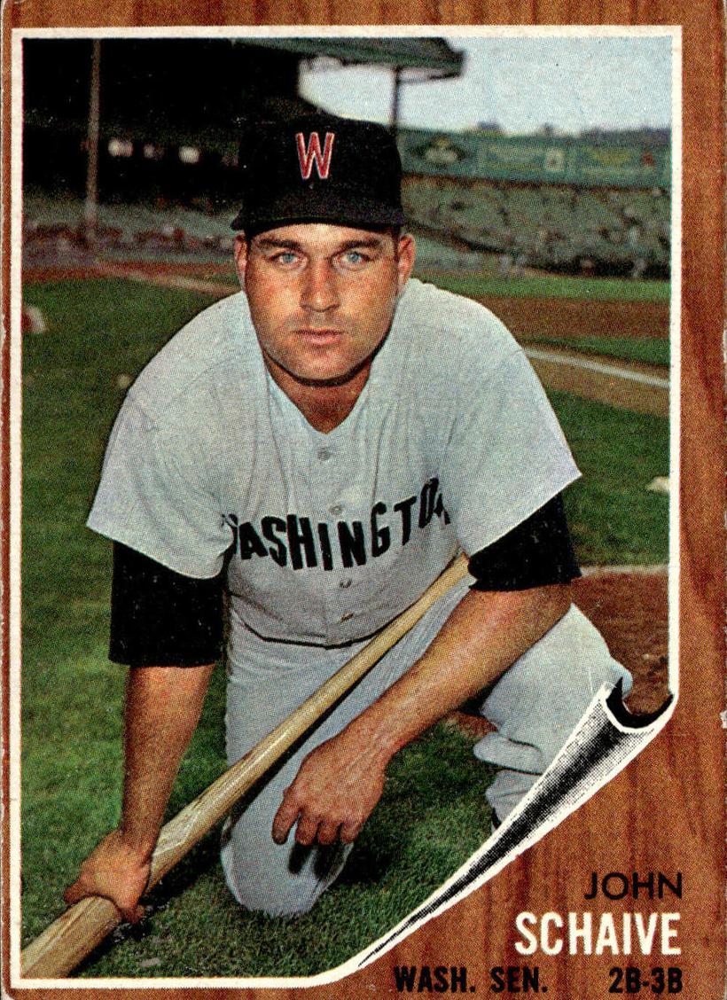 1962 Topps Baseball John Schaive #529 PSA 6.5