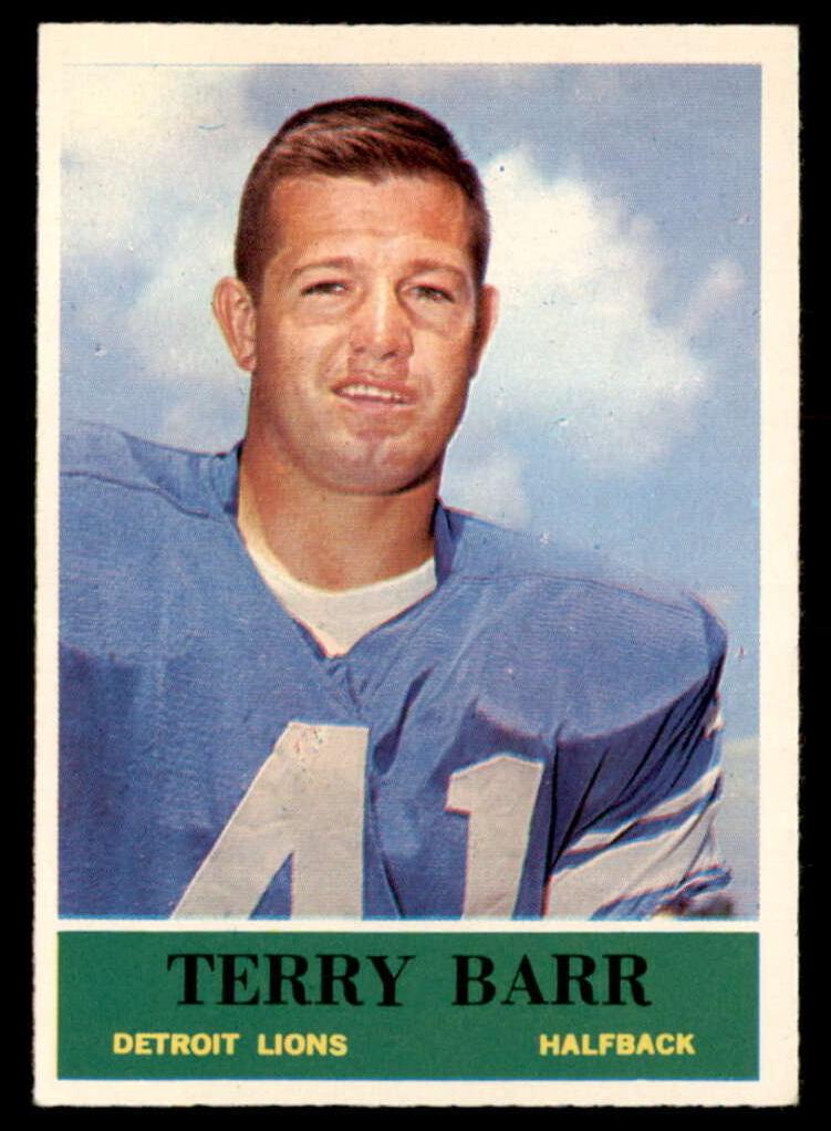 1964 Philadelphia Football Terry Barr #57