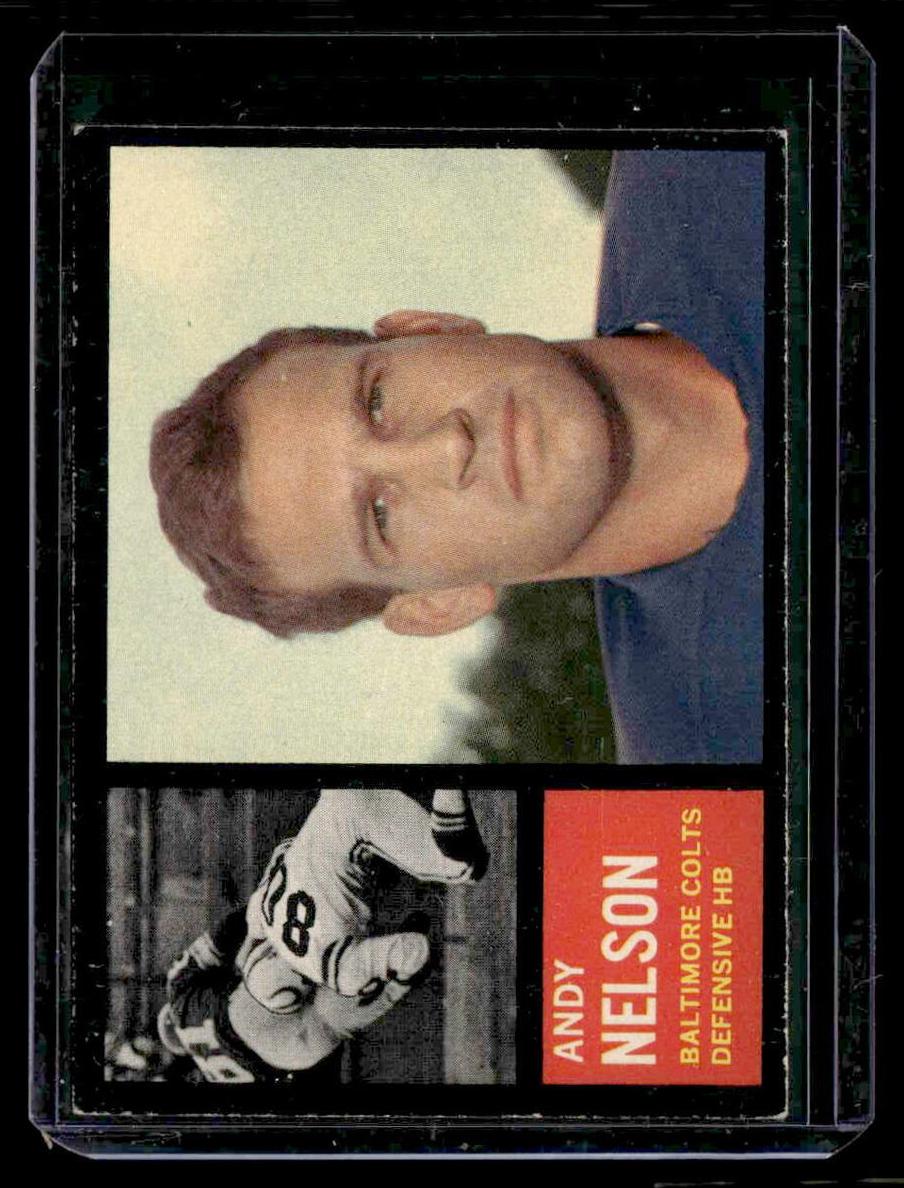1962 Topps Football Andy Nelson #10