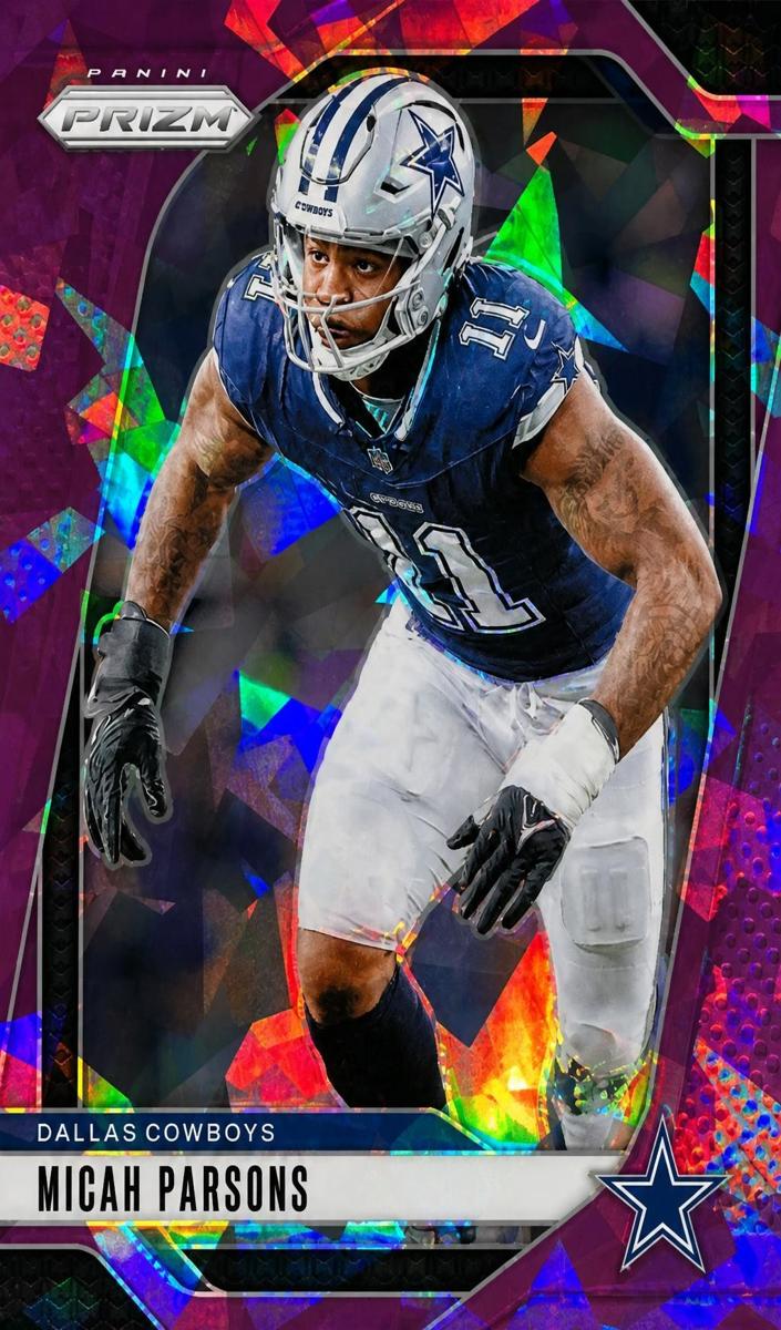 2024 Panini Prizm Football Purple Ice Micah Parsons #77