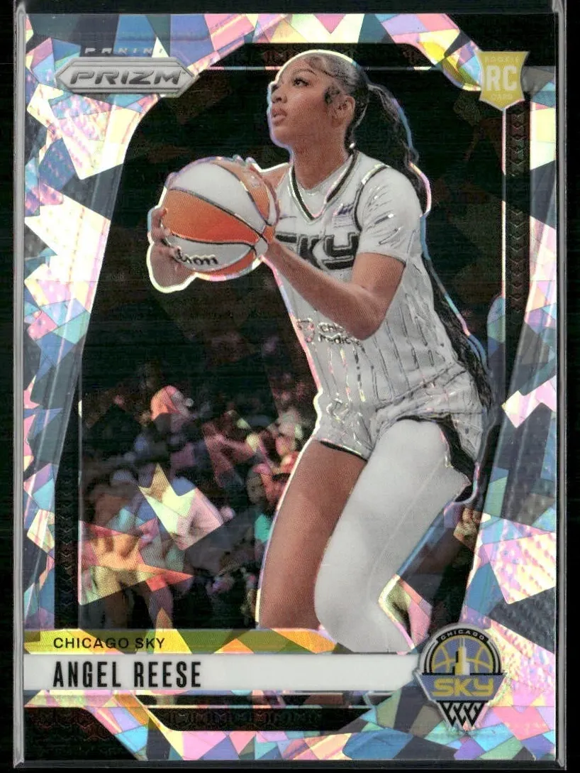2024 Panini Prizm WNBA Basketball Ice Angel Reese #10 PSA 7