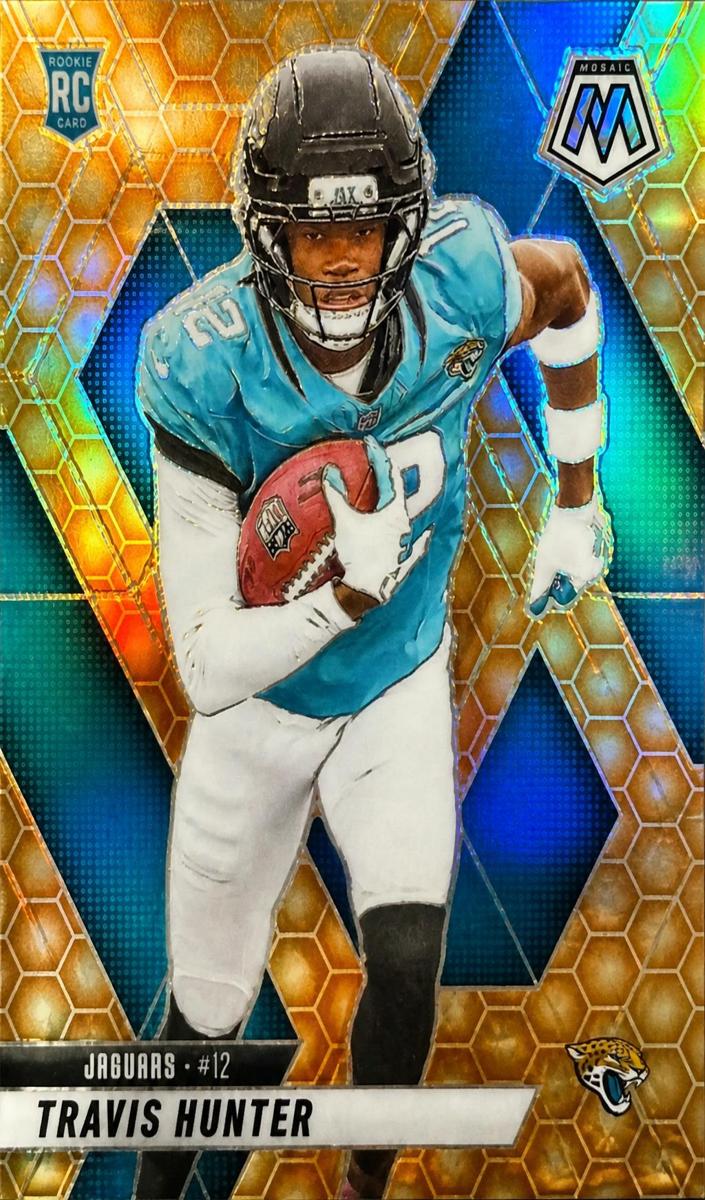 2025 Panini Mosaic Football Honeycomb Travis Hunter #301 PSA 10