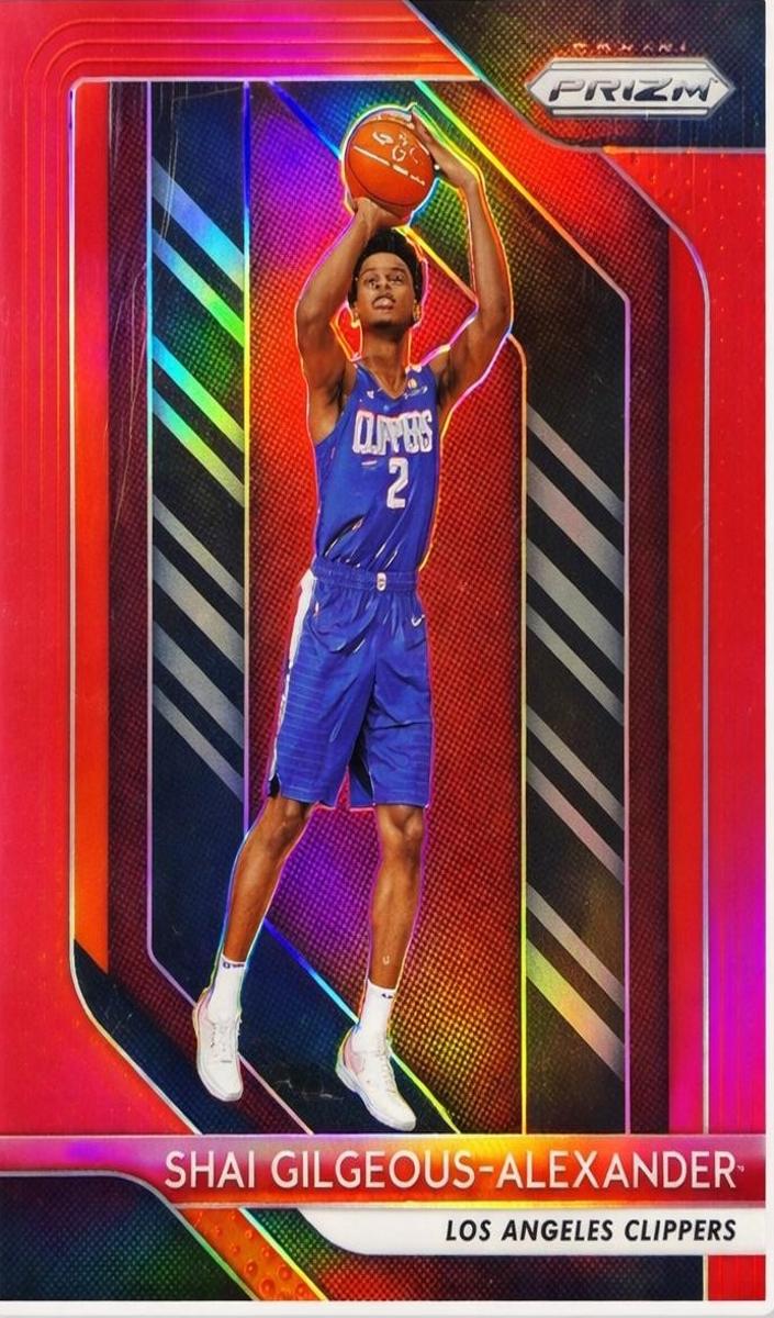 2018 Panini Prizm Basketball Red Shai Gilgeous-Alexander #184