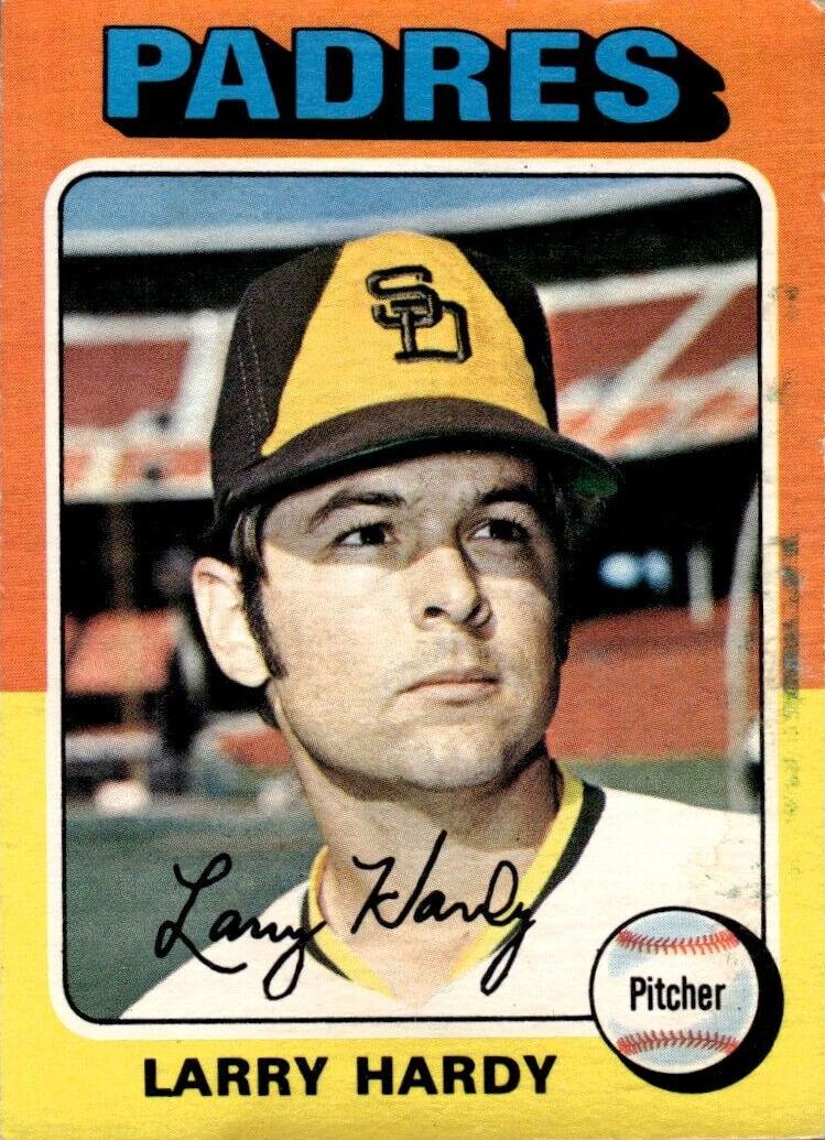 1975 O-Pee-Chee Baseball Larry Hardy #112