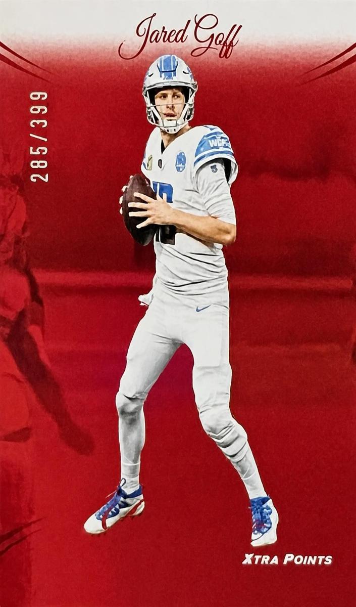 2024 Panini Prestige Football Red Premium Xtra Points Jared Goff #95