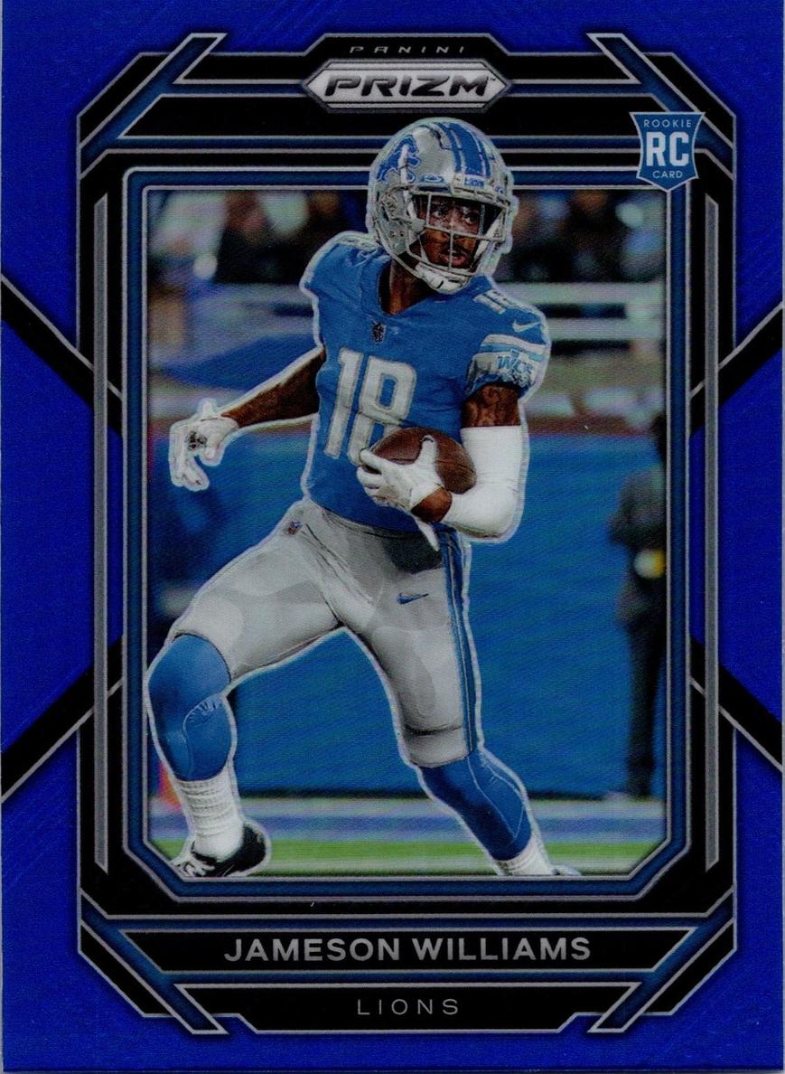 2022 Panini Prizm Football Blue Jameson Williams #311