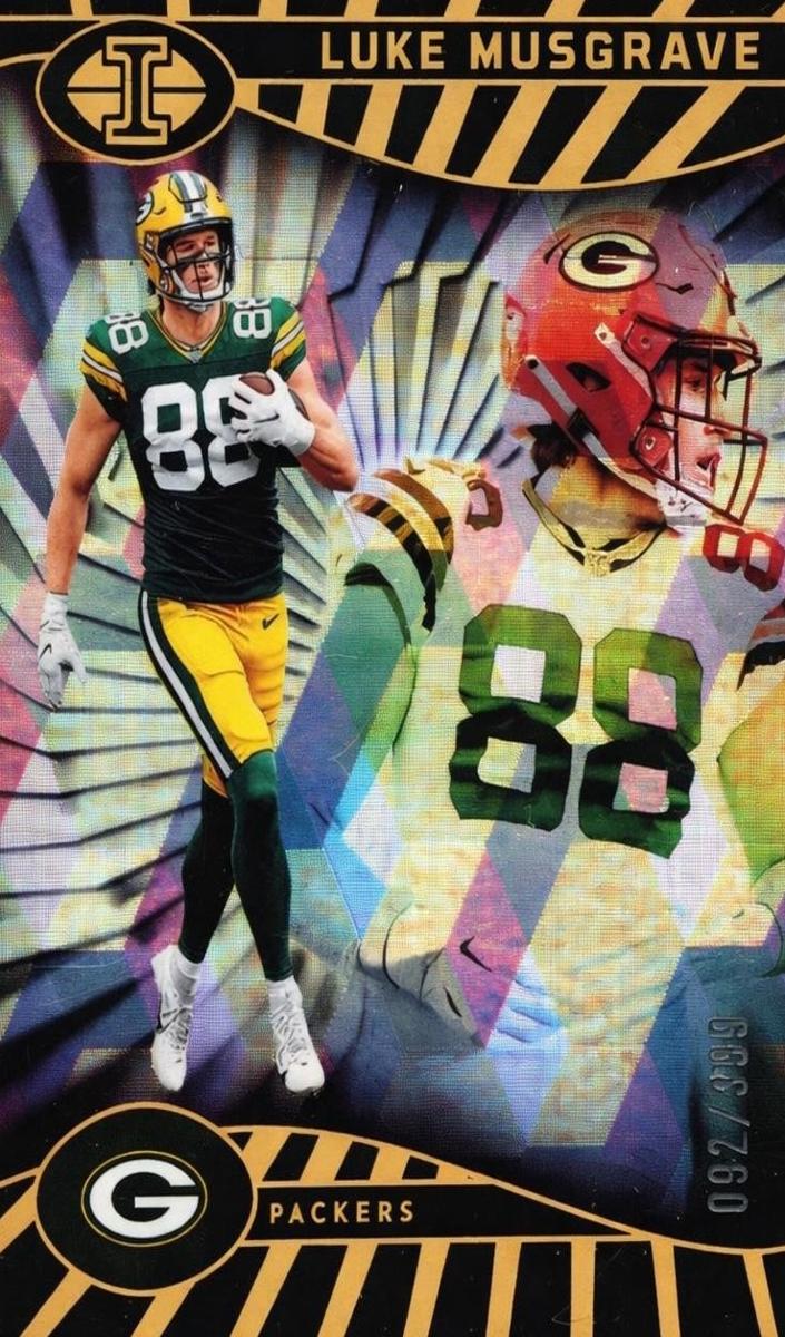 2024 Panini Illusions Football Cubic Trophy Collection Luke Musgrave #31