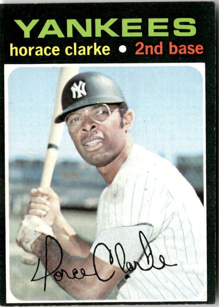 1971 Topps Baseball Horace Clarke #715 PSA 9