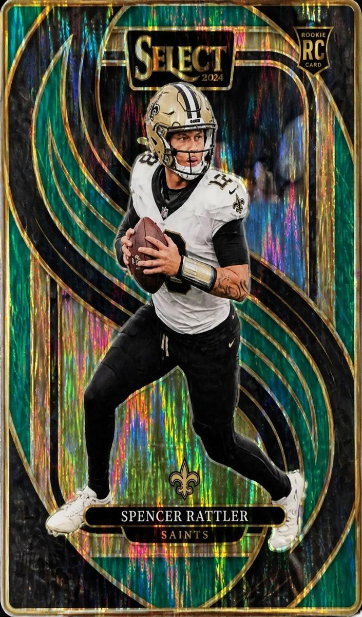 2024 Panini Select Football Green Shock Spencer Rattler #130