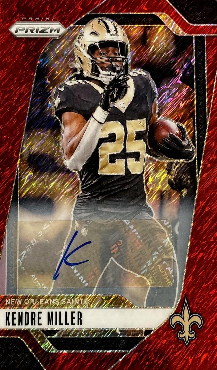 2024 Panini Prizm Football Red Shimmer Kendre Miller #205