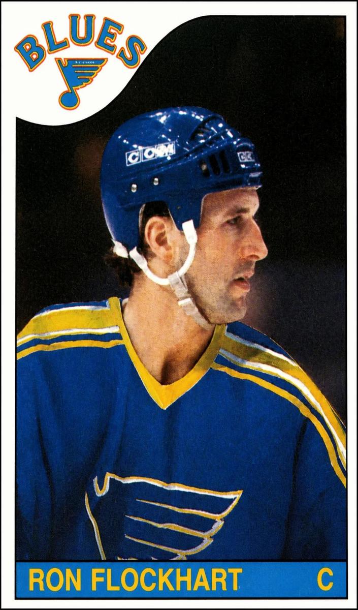1985 O-Pee-Chee Hockey Ron Flockhart #171 PSA 9