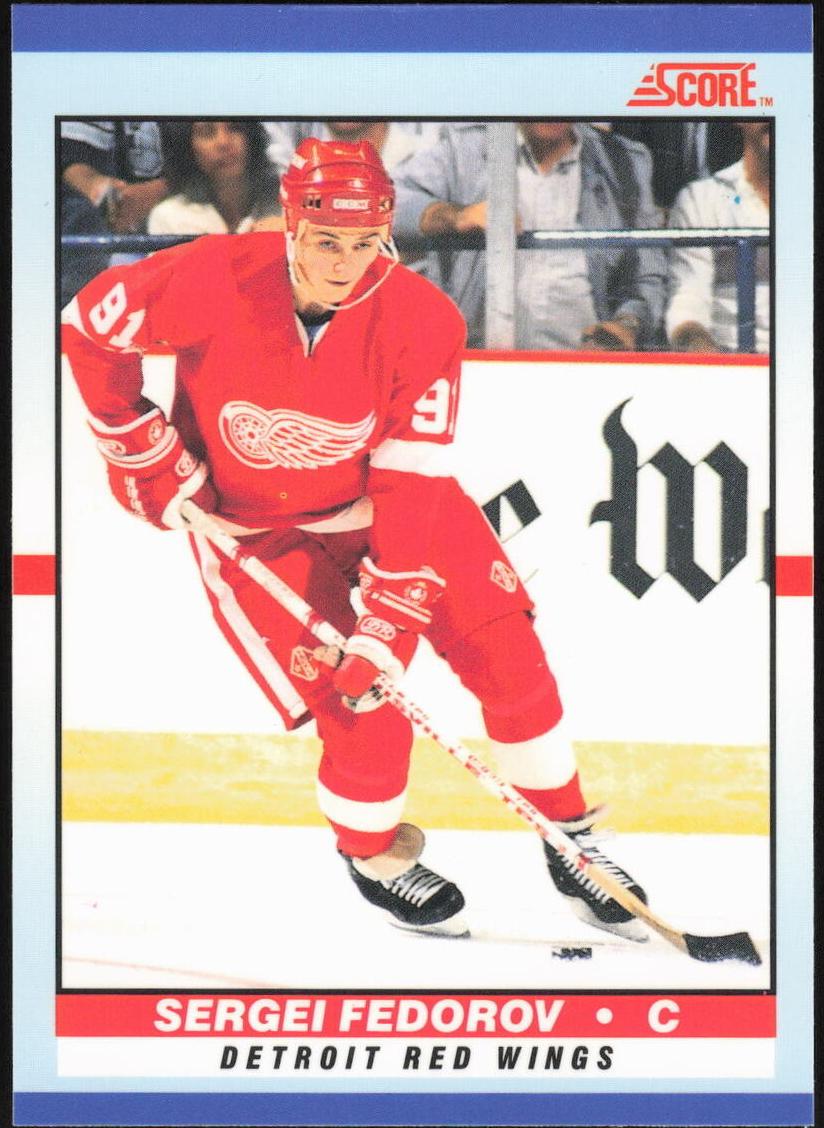 1990 Score Hockey Sergei Fedorov #9 PSA 9