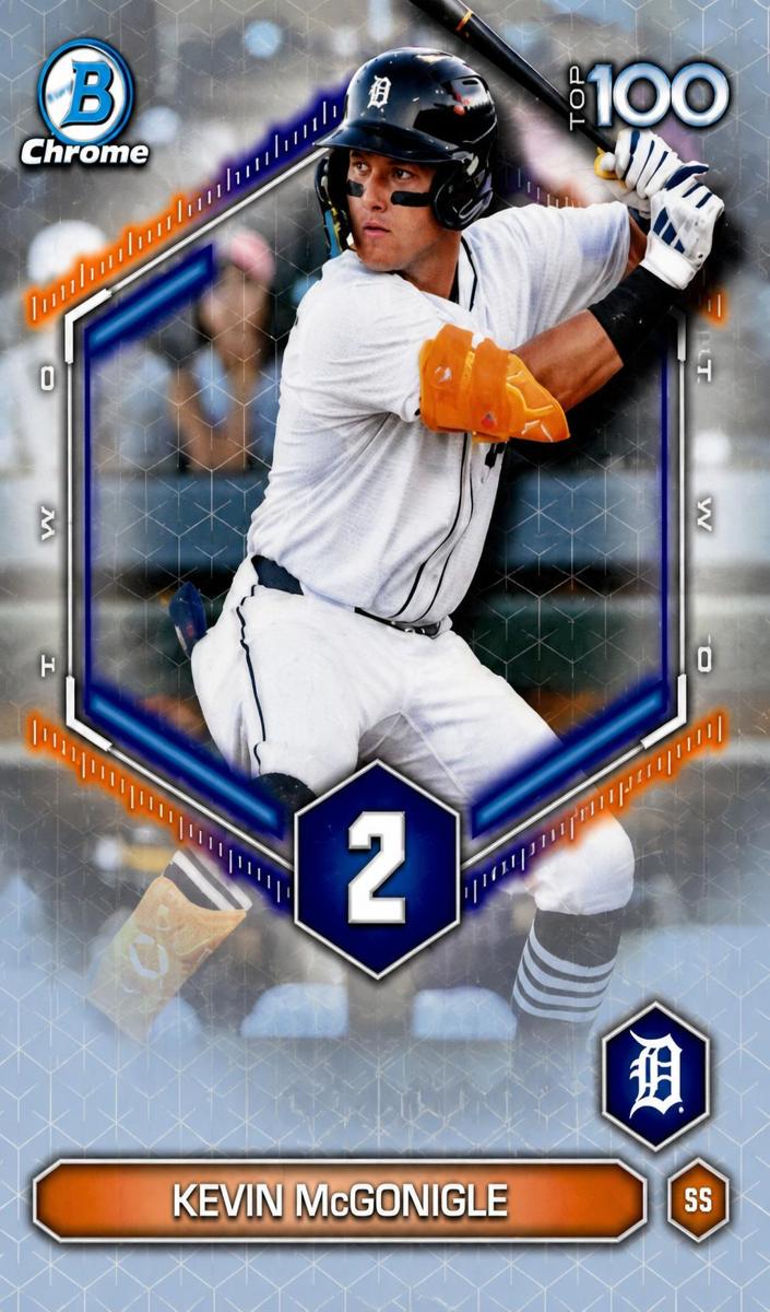 2026 Bowman Baseball Aqua Refractor Kevin McGonigle #BTP-2