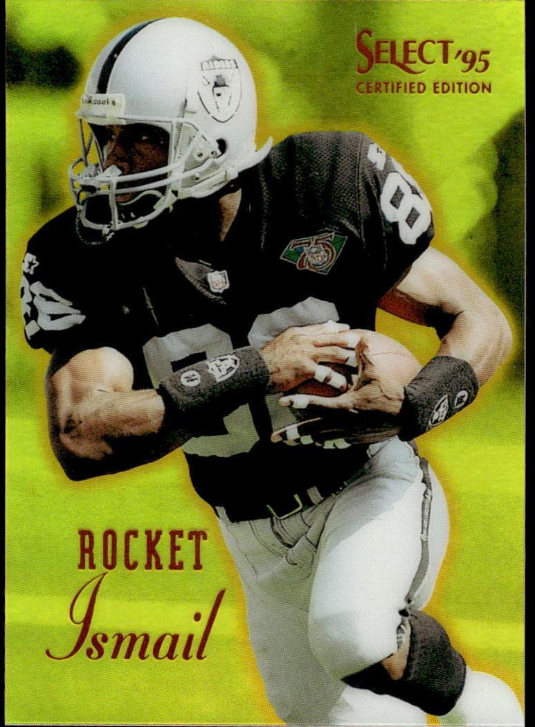 1995 Select Certified Football Mirror Gold Rocket Ismail #70 PSA 9