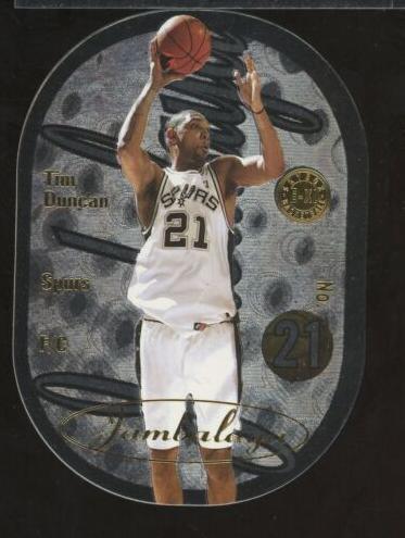 2004 Skybox E-XL Basketball Tim Duncan #10J