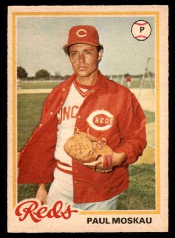 1978 O-Pee-Chee Baseball Paul Moskau #181 PSA 8