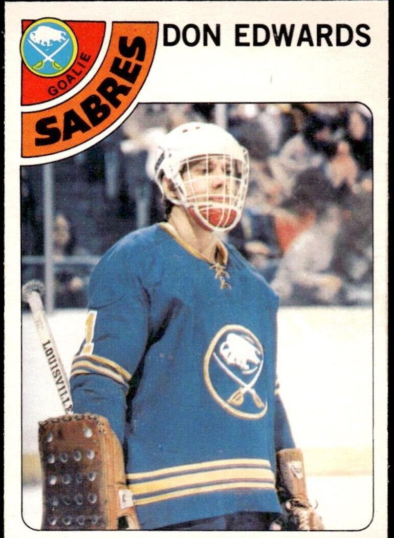1978 O-Pee-Chee Hockey Don Edwards #150 PSA 8