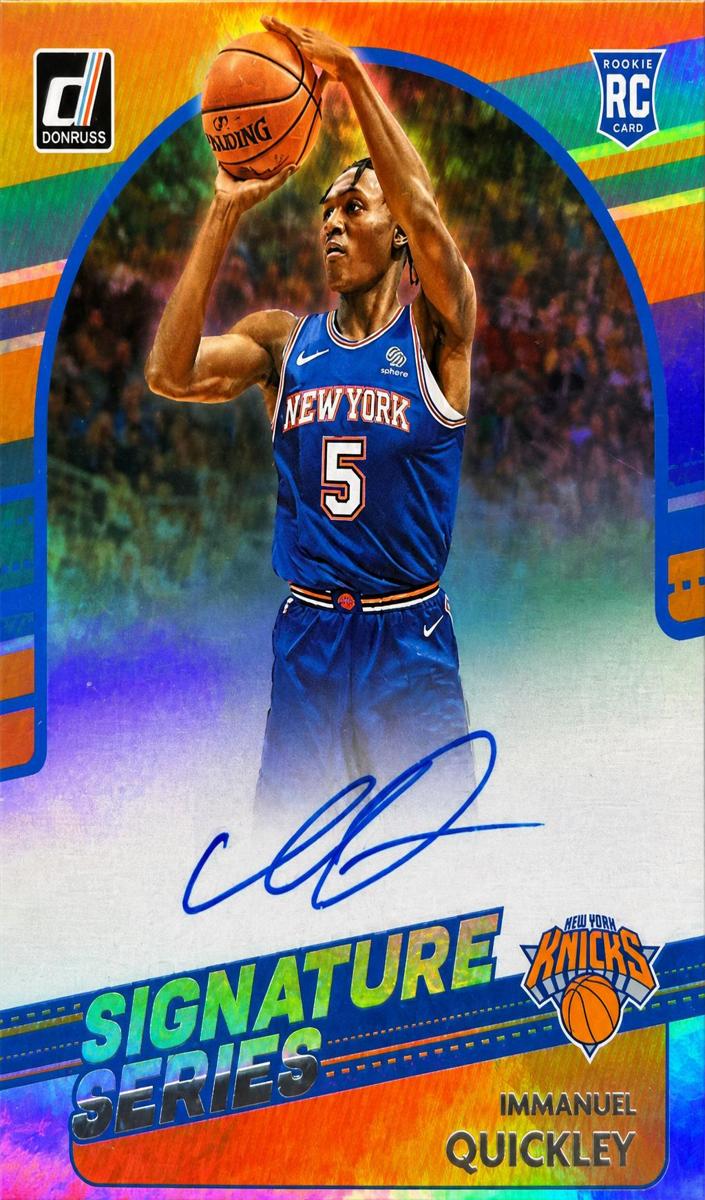2020 Panini Donruss Basketball Immanuel Quickley #SG-IMQ SGC 9