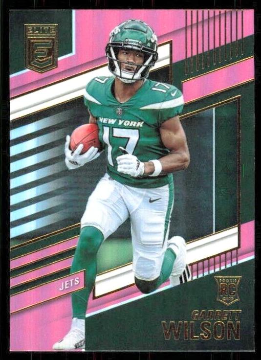 2022 Donruss Elite Football Pink Garrett Wilson #118 PSA 8