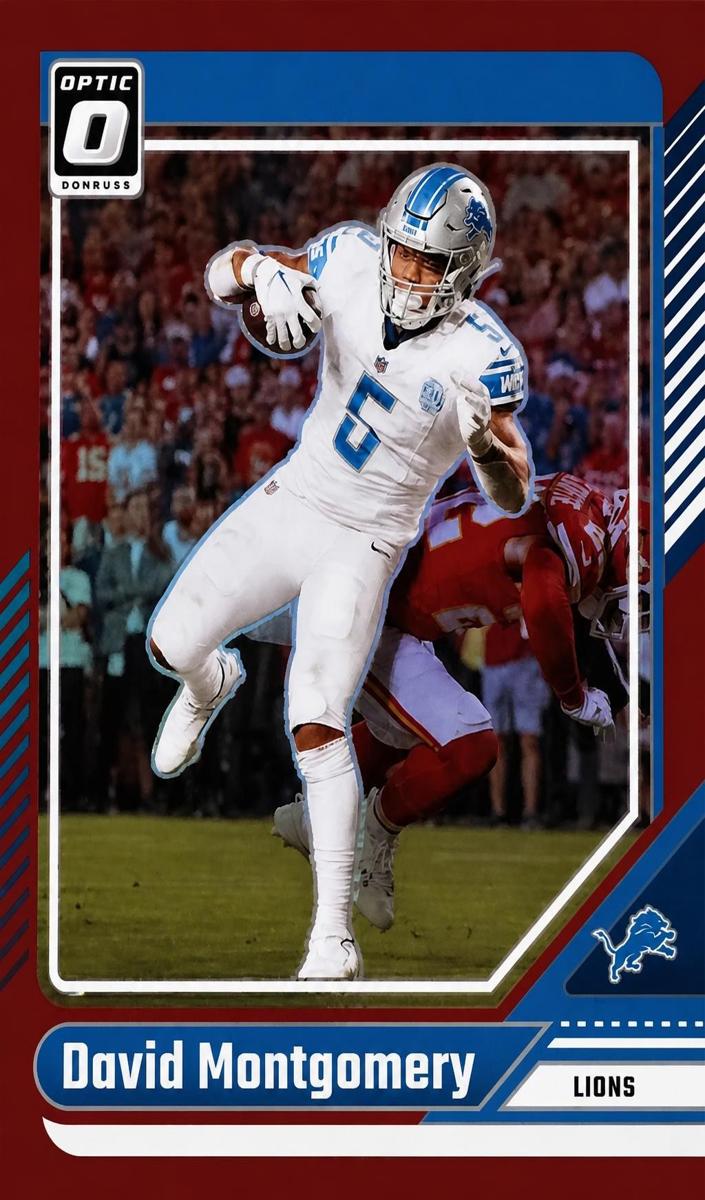 2024 Donruss Optic Football Red David Montgomery #65